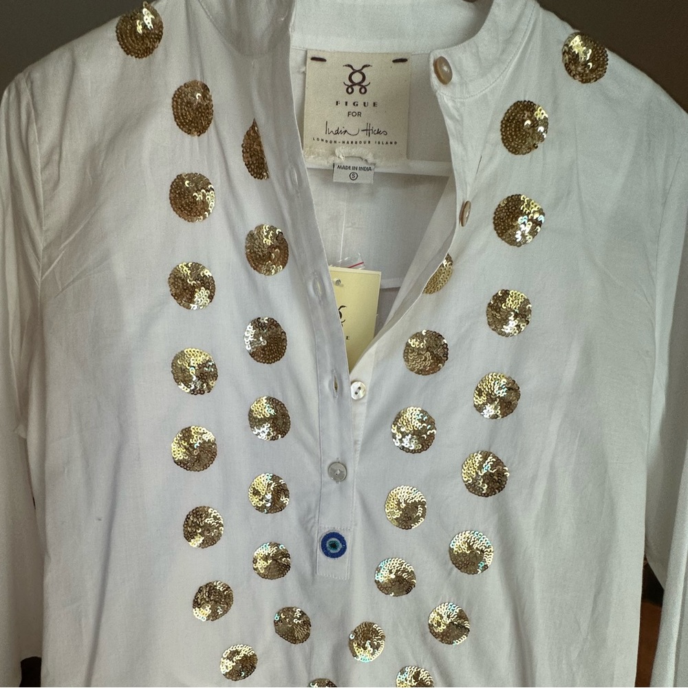 Figue x India Hicks Tunic-Style Top Blouse
